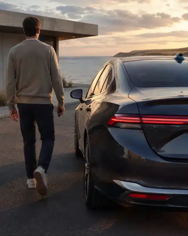 Golden Hour Coastal Arrival